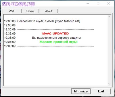 myac 1.6.8 для windows 10